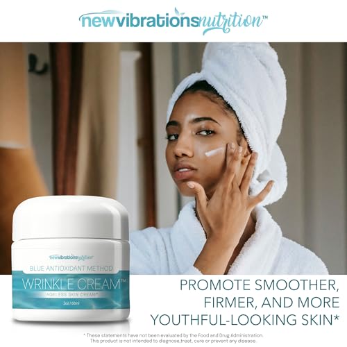 Blue Antioxidant Cream For Skin - Our Best AntiAging Anti Wrinkle Cream - Day & Night Cream For Women Anti Aging - Blue Antioxidant For Method For Skin - Deep Wrinkle Face Cream For Women Anti Aging