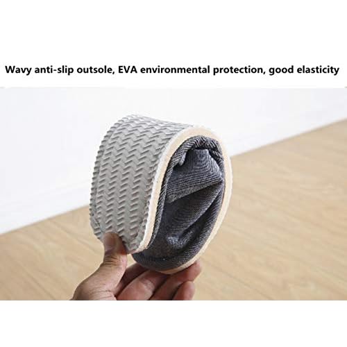 6 Pair of Open Toe Breathable Slippers,Solid Color Casual Slippers,Spa Slippers for Guests, Hotel, Travel, Unisex Universal Size Washable (3 beige medium size+3 gray large size)