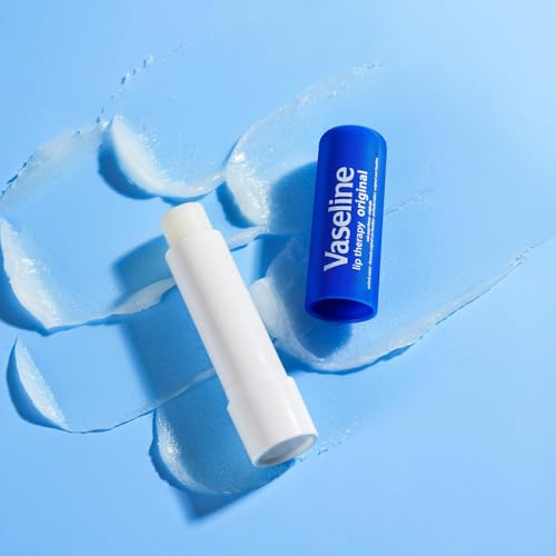 Vaseline Lotion & Lip Therapy Bundle ? Healthy Hands Stronger Nails with Keratin Intensive Care Hand Lotion + Original Lip Balm Tube