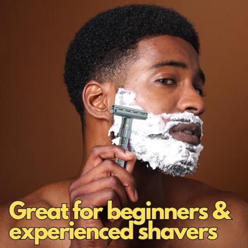 Shaving Kit with Razor, Shaving Cream, Washcloth & Aftershave Wipe ? Men¡¯s Travel Shave Set for Hotels, Shelters & Outreach ? Disposable Grooming Pack (Blue) (10)
