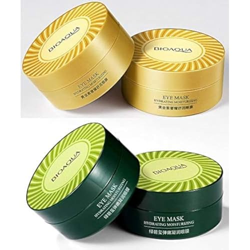 BIOAQUA 30 Pairs Eye Mask Moisturizing Hydrating Anti-Wrinkle Anti-Aging Remove Dark Circles Smooth Nourishing Refreshing (GOLD)