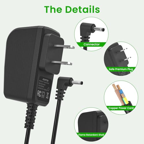 Charger Fit for Wahl Trimmer Model 9888L WNT-9 9818 9818L 9854L 9876L 9864 9860 9918D WNT-8 5622 5623 9880L 9766 9918C Beard Grooming Clippers Shaver Razor Replacement Power Cord Supply