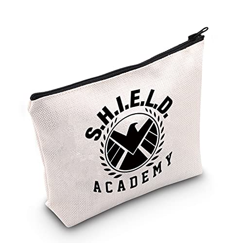 LEVLO Agent TV Show Cosmetic Make Up Bag Shield Fans Gift Shield Academy Shield Logo Makeup Zipper Pouch Bag For Women (Shield Academy)