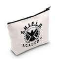 LEVLO Agent TV Show Cosmetic Make Up Bag Shield Fans Gift Shield Academy Shield Logo Makeup Zipper Pouch Bag For Women (Shield Academy)