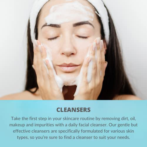 Serious Skincare - Gentle Exfoliating Retinol Facial Cleanser - Skin Hydrating Gel to Foam Vitamin A Wash - Clarify Pores - Removes Makeup, Oil, SPF - Avena Sativa Extract - 12 Oz + 4 Oz