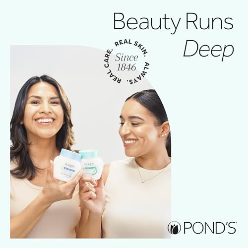 POND¡¯S Cold Cream Cleanser, Fragrance-Free ? Moisturizing Makeup Remover & Deep Cleansing Face Cream ? Facial Cleanser for Soft, Radiant Skin ? Dermatologist Tested, Non-Comedogenic, 6.1 oz