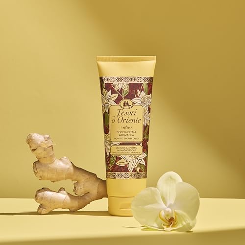 Tesori d'Oriente:"Vaniglia E Zenzero" Madagascar Vanilla and Ginger Shower Cream - 250 Ml (8.45us Fl Oz) [ Italian Import ]