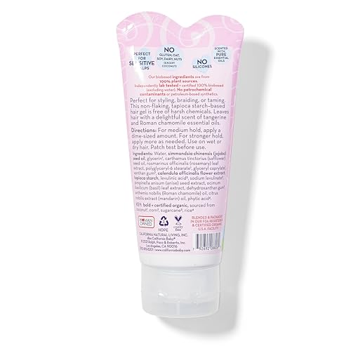 California Baby Overtired & Cranky Hair Gel for Kids | 100% Plant-Based Baby Hair Gel | Medium-Hold | Hypoallergenic | 82 g / 2.9 oz.
