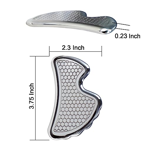 BYYDDIY 4 in 1 Gua Sha Massage Tool Set - Muscle & Fascia Scraper, Scar Tissue Tool for Physical Therapy
