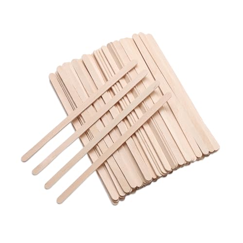200/500/1000pcs Wood Craft Sticks Eyebrow Waxing Sticks Small Face Wax Spatulas Applicator Popsicle Sticks for Crafts,Coffee Stirrer Stick,DIY Wood Crafts for Home Art Projects (140 * 6 * 1.3mm)