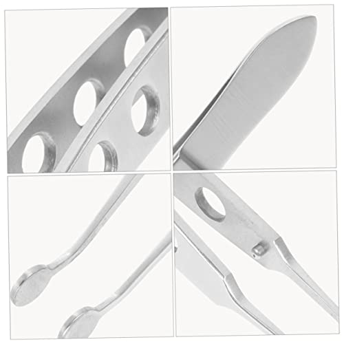 Eyelid Tweezers for Meibomian Gland Massage Stainless Steel for Women Eyelid Compressor Forceps Beauty Tool for Dry Eyes Tip