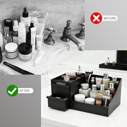 Cologne Organizer for Men,Cologne Stand,Perfume Stand Holder,Cologne Shelf,Dresser Organizers,Organizador de Perfumes,Perfume Stand Organizer for Bedroom,Black