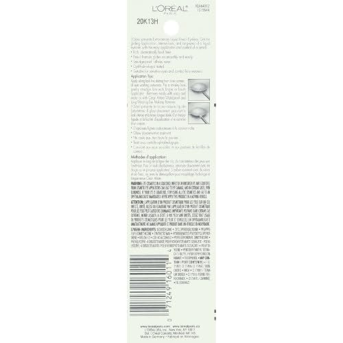 L'Oreal Paris Extra-Intense Pencil Eyeliner, Black, 0.03 oz;