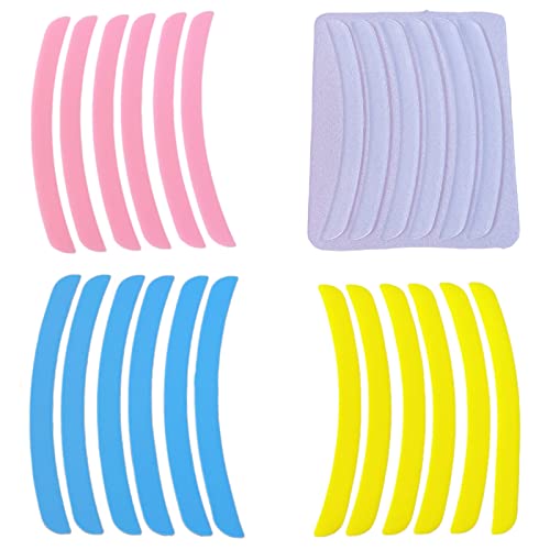 Silicone Ribbon Lash Lift Ribbons Reusable Eyelash Perm Stripe Cover Lami-Lamination eyelash Lifting Compensator 12 pairs Tapes Set Eyelashes On the Lash Perm Shield Rod firmly Neon Colors