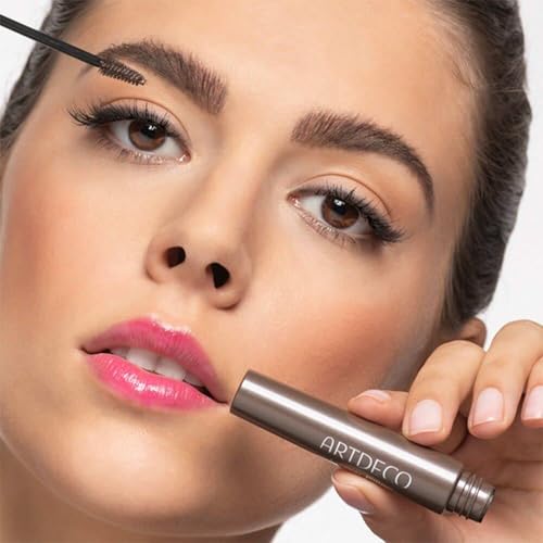 ARTDECO Brow Filler - Brown N03 - Make Brows Fuller & Thicker - Tinted Gel Shapes, Defines & Fixes in Place - Mini Brush for Easy Application - Eyebrow Gel - Eye Makeup - 0.24 Fl Oz