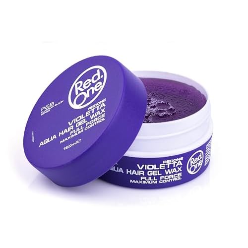 Redone Hair Styling Wax Violetta 150ml | Strong Hold & High Shine Gel Wax for Men & Women | Lavender Scent | Long Lasting Edge Control & Wet Look Hair Wax | Professional Maximum Control Finish