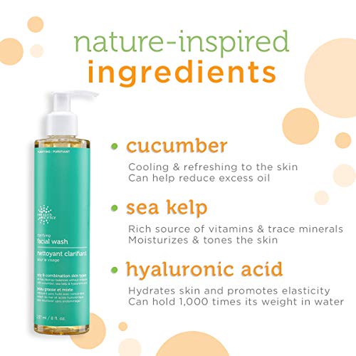 EARTH SCIENCE - Gentle Clarifying Facial Wash For Oily, Combination Skin Types (3pk, 8 fl. oz.)