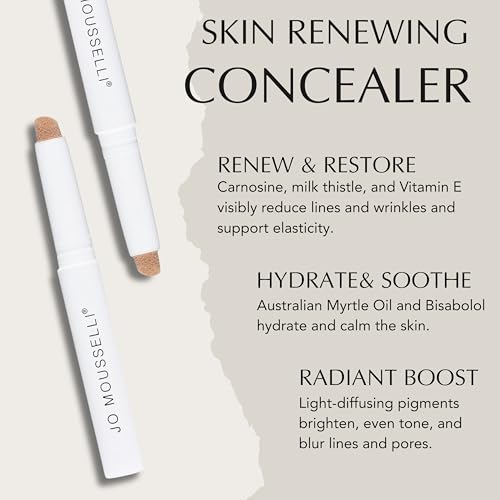 Xtreme Lashes Skin Renewing Cream Concealer, Neutral, 0.08 Fl Oz, Face Makeup, All Skin Types, Medium Coverage, Hydrates, Protects, and Soothes Skin