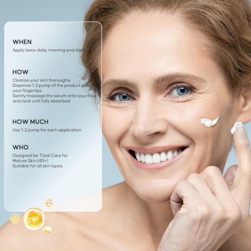 Super Vitamin C Serum for Mature Skin - All-In-One Formula Rapidly Hydrates, Anti Aging, Softens, Lifts and Firms Facial Skin, Fights Wrinkles, Dark Spots & Age Spots | 30 ml