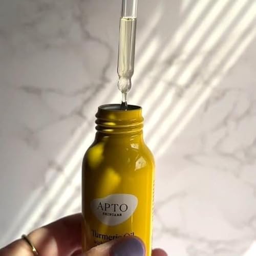 APTO Turmeric Oil w/Rosemary: Brightening & Moisturizing Facial Oil for Skin that's Glassy, Plump & Glowing, 2 fl. oz.