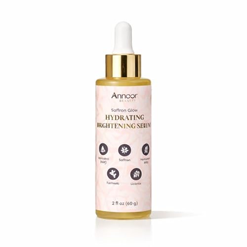 Hydrating Face Serum with Hyaluronic Acid & Saffron ? Lightweight Daily Serum for Dry & Dull Skin ? Vitamin B5 & Aloe ? 2 fl oz