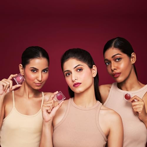 Colorbar Sinful Lip N Cheek Mousse Tint - Powder Matte Blush for Cheeks and Tinted Lip Balm - 2 in 1 Weightless Formula - 003 Coco Berry - 0.14 oz (Pack of 2)