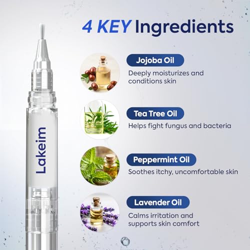 Toenail Fungus Treatment Extra Strength: 25% Undecylenic Acid & Tea Tree Oil - Repairs Yellow Thick Brittle Toe and Fingernails - 3 Pens with 5 Nail Files
