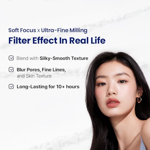Le Nubele Azulene Face Cover Fixing Powder Translucent Loose Setting Powder, Blurring Powder, Poreless Face Primer, Blurring Primer, Mini Makeup 3g / 0.10 oz
