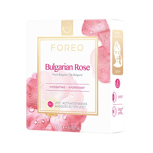 FOREO UFO Activated Mask Treatment for Anti-Aging, Bulgarian Rose, 0.21 Ounce (Pack of 6)
