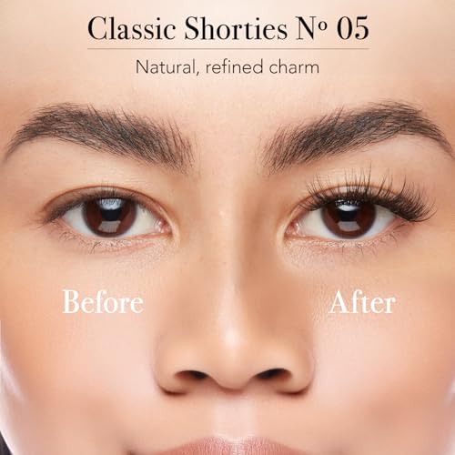 Pro Lash SoftWear Professionally Styled Lash Clusters - Seamless, Lightweight Lashes - 7-Day Cluster Eyelash Extensions - Waterproof Lashes Clusters - Single Set - Classic Shorties No. 05 Black