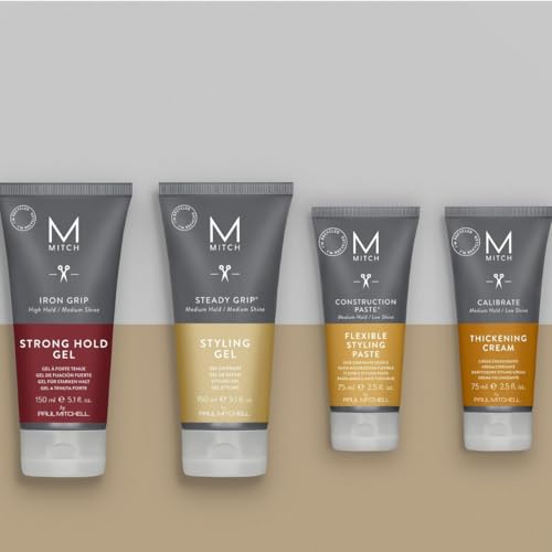 MITCH by Paul Mitchell Calibrate Thickening Cream, Medium Hold, Low Shine, For All Hair Types, 2.5 fl. oz