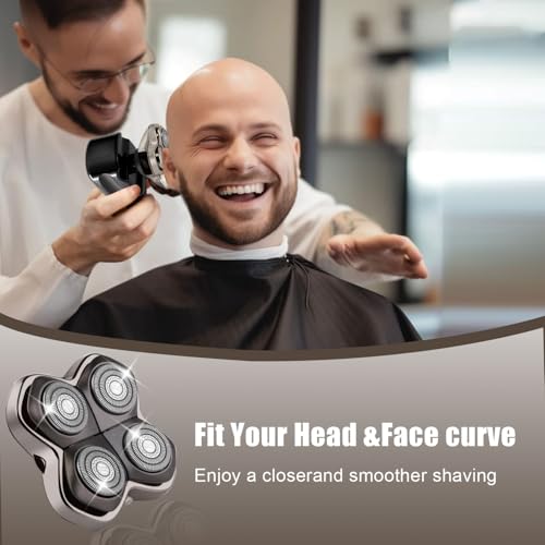 Shaver Replacement Heads Compatible with Skull Head Shaver, Replacement Blade for Pitbull, Butter flykiss pro & Palm for Bald Men 1 Pack