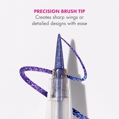 L.A. Girl Cosmetics Shade Shifter Duo Chrome Brush Liner, Ultra-Precise Tip, Bold Shimmer, Long-Lasting, Smudge-Resistant, Nova GES251