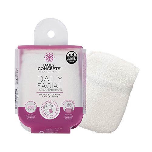 Daily Body Scrubber - Daily Facial Micro Scrubber - Daily Stretch Wash Cloth