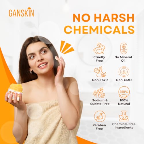 Turmeric Face Cream ? All Natural Skin Brightening Lotion ? Turmeric Whipped Body Butter for Dark Spots, Hyperpigmentation ? Skincare Cleanses, Fights Acne, Evens Tone, Scars, Sun Damage