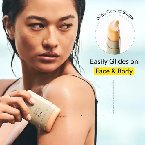 Abib Airy Sunstick Protection Bar DUO Broad Spectrum SPF50+ 1.62 oz / 46 g (Semi-matte) | Korean Suncreen Stick Suncare Sunblock, No Whitecast, Protector Solar Barra, Water resistant