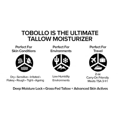 Advanced Beef Tallow Moisturizing Cream | 5 Clean Ingredients with Triple Actives for Skin Defense | 2 oz | Made in the USA