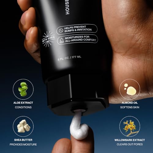 Precision Shave Cream for Men, Rich Lather, Smooth, Close & Gentle Shave, With Oat & Aloe to Soothe Skin, Signature Woody Fig-Leather Scent, Vegan & Dermatologist-Tested, 6 Fl. Oz