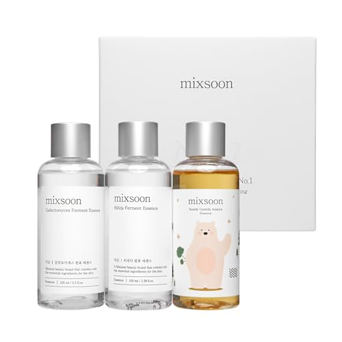 mixsoon No.1 Essence Layering Set (Soondy Centella Asiatica +Galactomyces+Bifida) 3.38fl.oz*3ea 10.14fl.oz