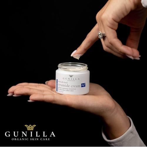 GUNILLA Ceramide Cream A17 ? Spa-Grade Moisturizer with 17 Plant-Based Actives. For All Skin Types, Especially Dry or Sensitive. Fragrance-Free. Vegan. (2 oz)
