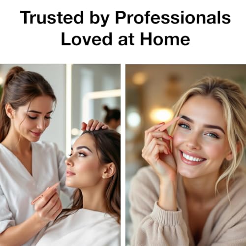 Slant Tip Precision Tweezers - Stainless Steel Eyebrow Tweezers for Women & Men - Precision Tweezers for Facial Hair, Ingrown Hair & Brow Shaping - Professional Beauty Tool - Rose Gold