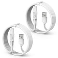 2 PCS Charging Cable Replacement for Krovena Women Electric Shaver, USB Charger Cord for Krovena Razor Trimmer Power Cord, White