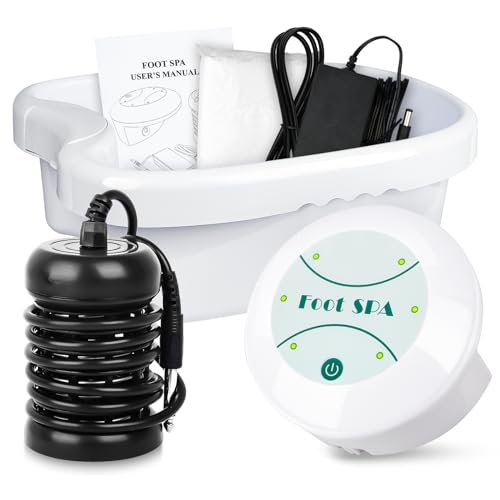 Ionic Foot Bath Detox Machine, Foot Detox Machine With Massage Basin, Ion Foot Bath For Home Use, Relax Stress and Regain Vitality