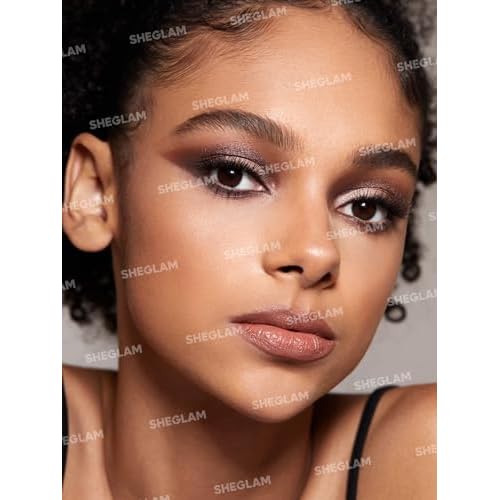 SHEGLAM 8-Color Shimmer Matte Eyeshadow Palette Smooth Blendable Jazy Jigsaw Eyeshadow Palette-Hued in Nude