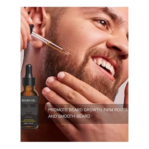 3 Pack Beard Oil for Men, Conditioning and Moisturizing for Better Beard Growth - Gift Set (Fengyin Green Tea/Glamour movement/Azure)