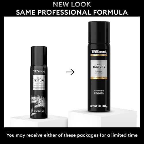 TRESemm? Dry Texture Finishing Spray 6-Pack ? Matte Finish, Texturizing & Volumizing, 24H Humidity & Frizz Control, 5 Oz Ea