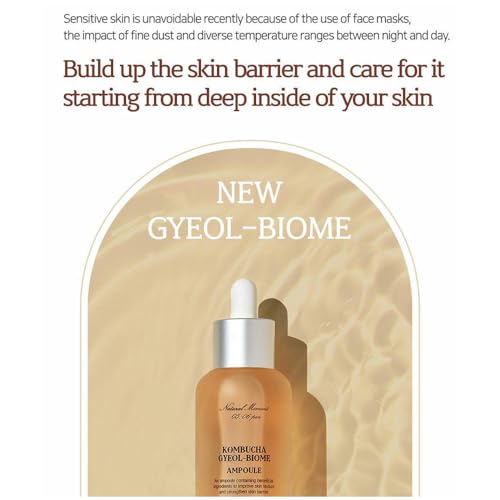 Elishacoy | Kombucha Gyeol-Biome Ampoule 50 ml / 1.69 fl oz ? Fermented Kombucha 506-Hour Extract, Radiance & Barrier Repair Serum-Ampoule, Vegan Skincare