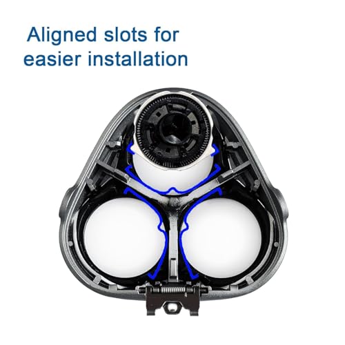 HQ8 Replacement Heads Compatible with Philips Norelco Aquatec Shaver, Blades for Philips HQ8 Heads, Compatible with Philips Shavers AT890,AT880,AT841,PT720 PT740,7180XL,8862XL