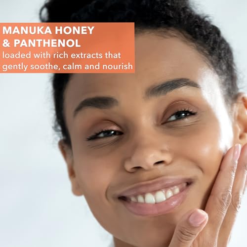 Earth to Skin Manuka Honey Serum Hydrating Face Serum for Face, Neck and Eye Area with Hyaluronic Acid and Panthenol - Fast Absorbing Lightweight Care for Dry Sensitive Skin - Clean Face Care - 2fl oz