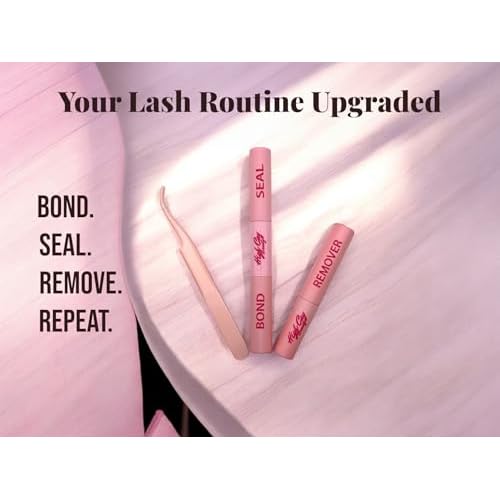 DIY Cluster Lash Kit - Reusable Individual Lash Clusters with Bond, Seal & Remover | Lightweight, Long-Lasting, Easy At-Home Application for Salon-Quality Lashes